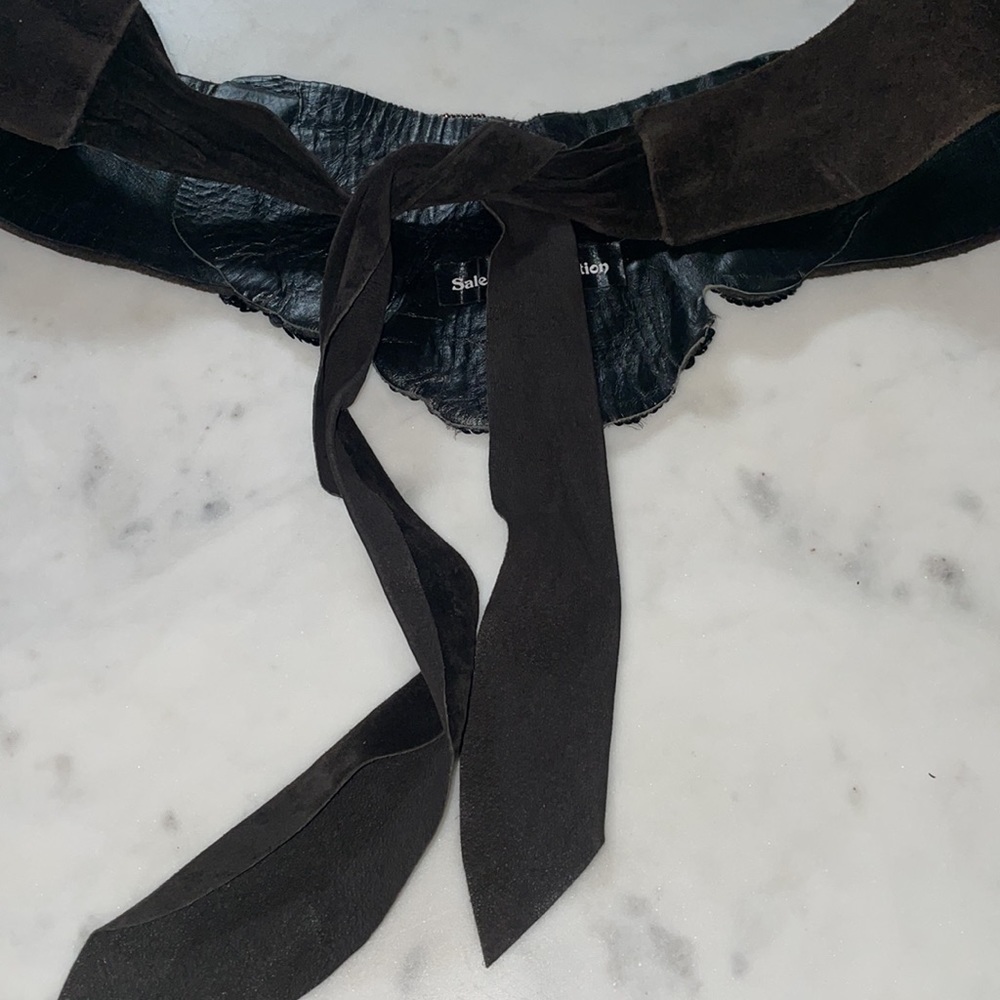 Salena’s Collection Suede Beaded Belt - Picture 6 of 8
